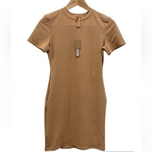 Skims NWT Swim Dress Color Ochre Tan Brown Sz Medium